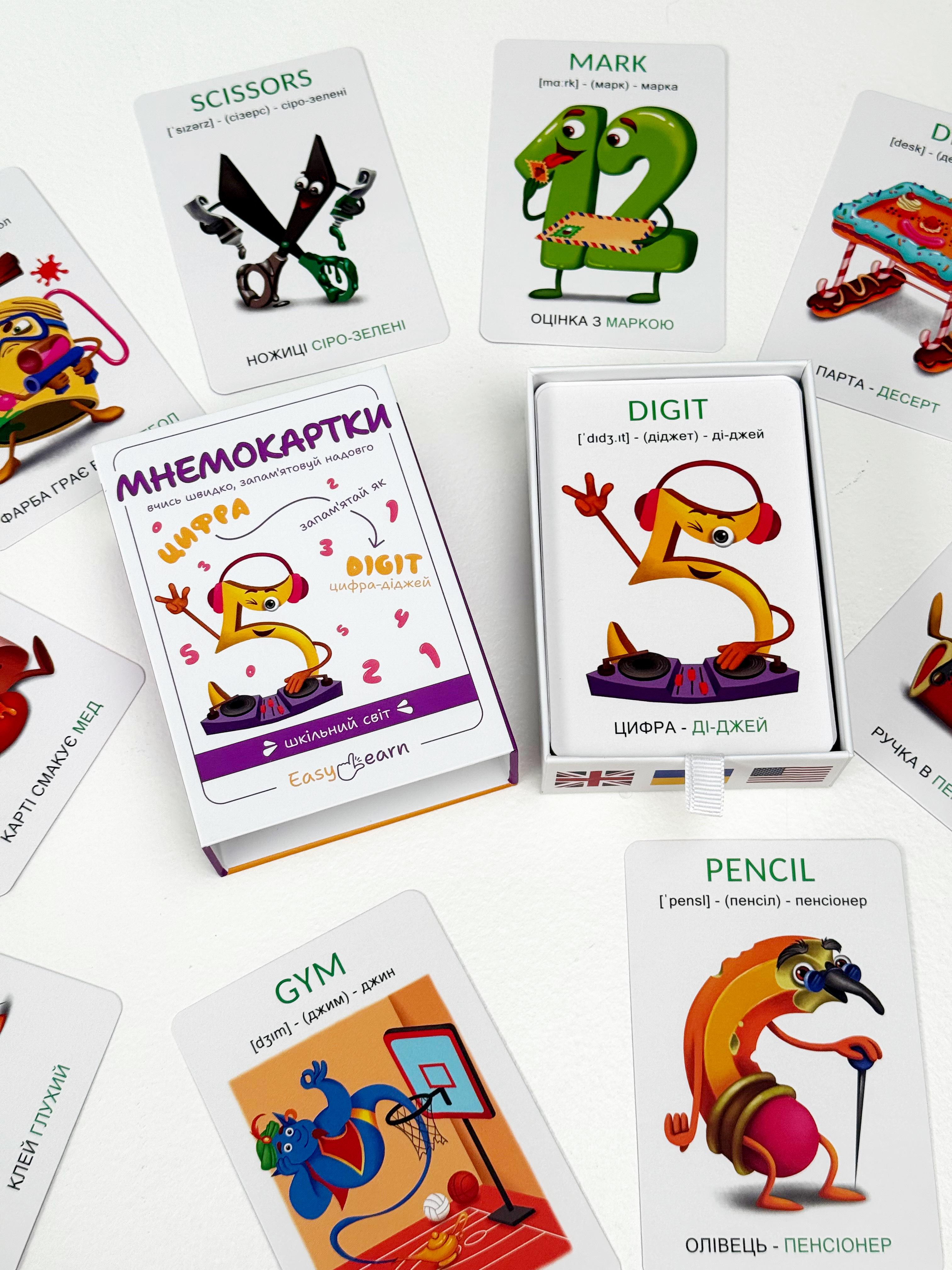 Мнемокарты EasyLearn Выпуск 4 Школьный мир (EL-SW1) - фото 18 Мнемокарты EasyLearn Выпуск 4 Школьный мир (EL-SW1) - фото 18