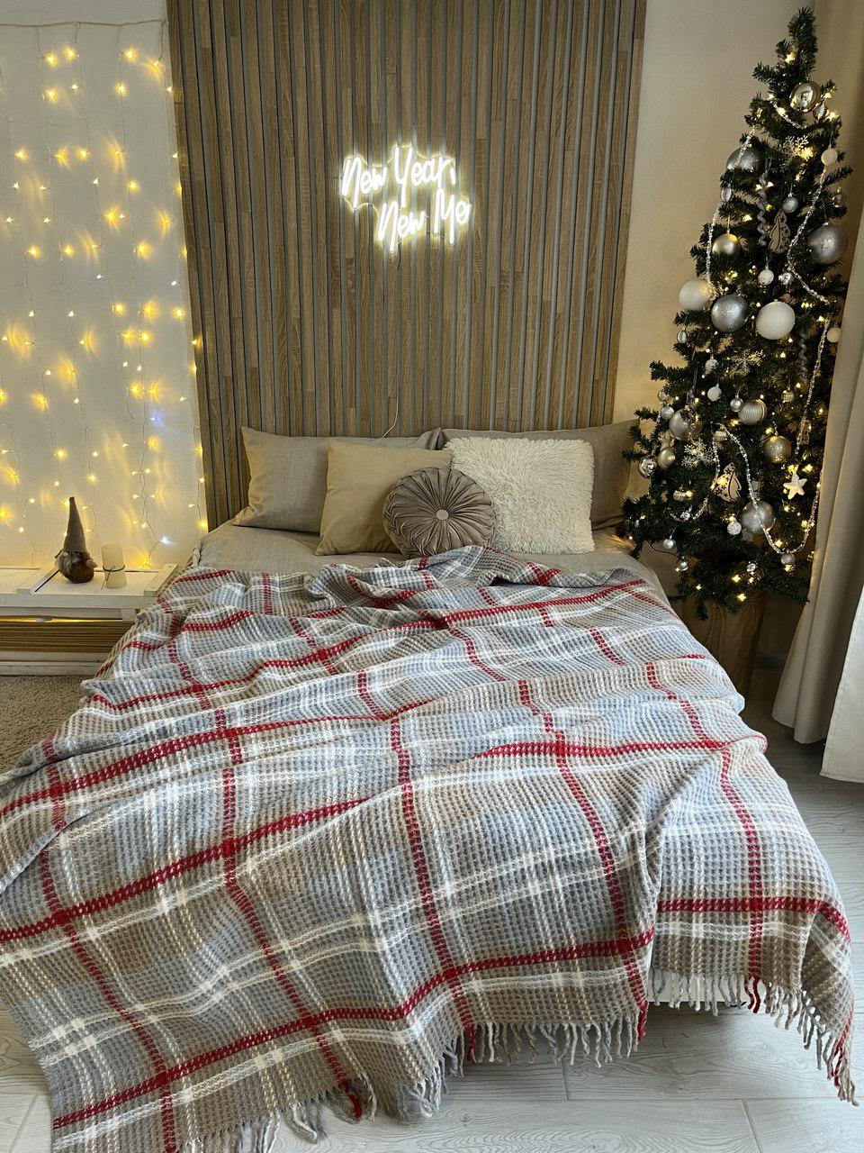 Плед бавовняний CarpetKA 180х220 см (BT-03)
