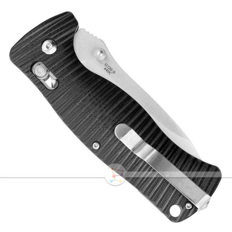 Нож охотничий туристический Ganzo G720-B Black (32161) - фото 5