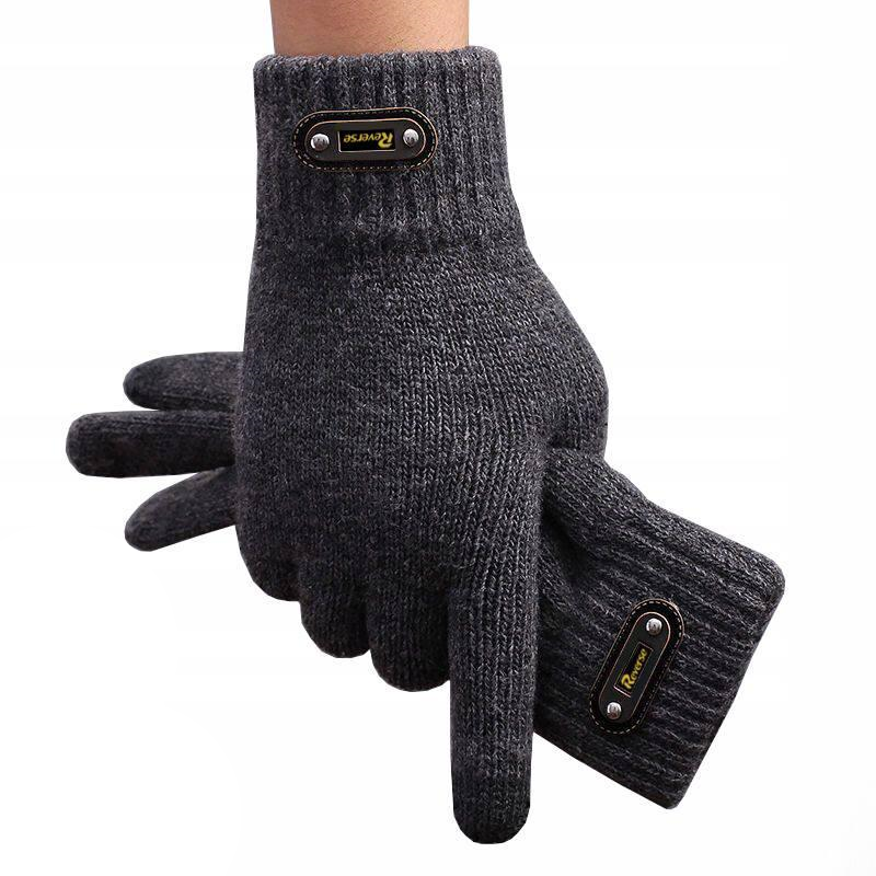 Перчатки сенсорные зимние Серый