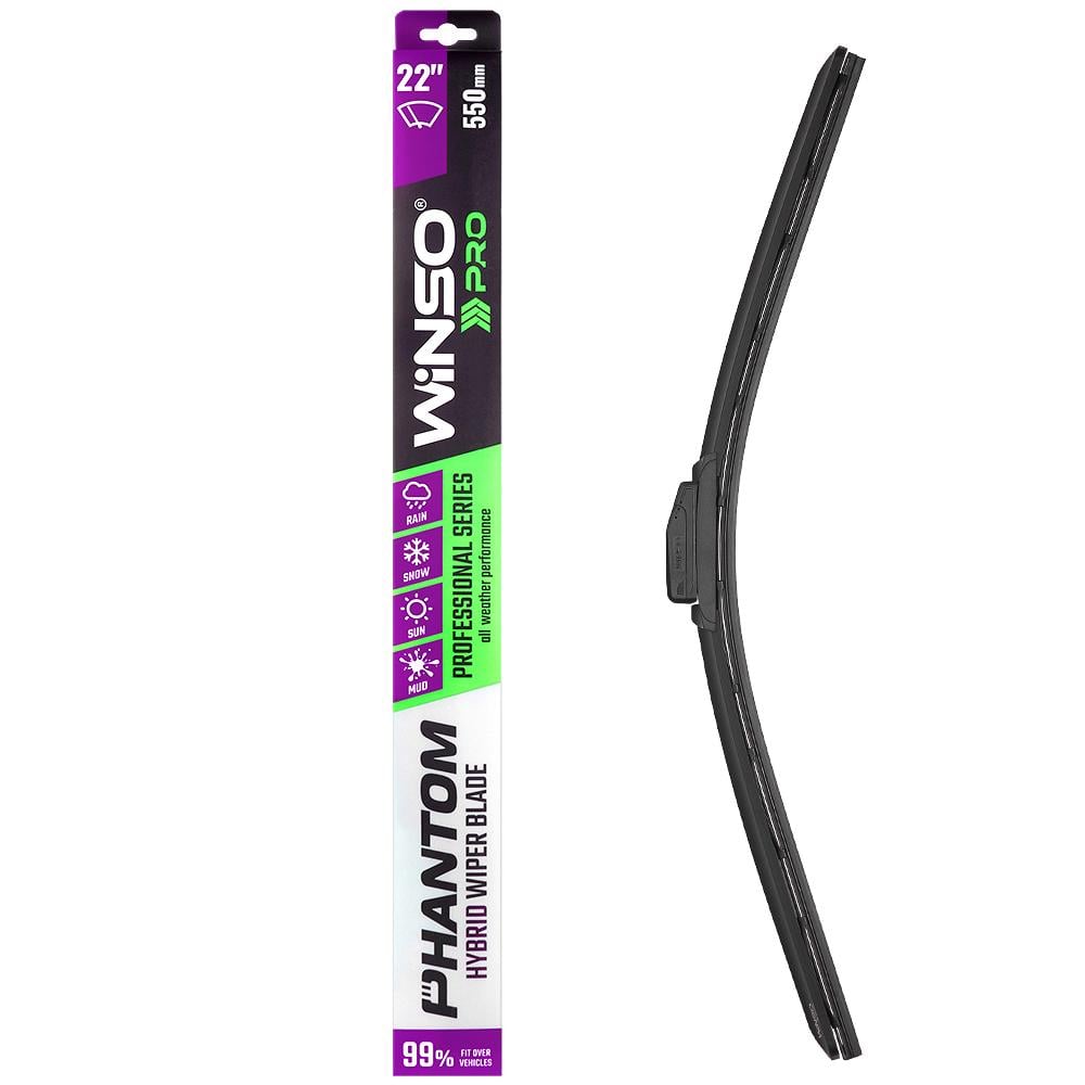 Щетка стеклоочистителя гибридная WINSO Pro Phantom 22/550 мм (118550)