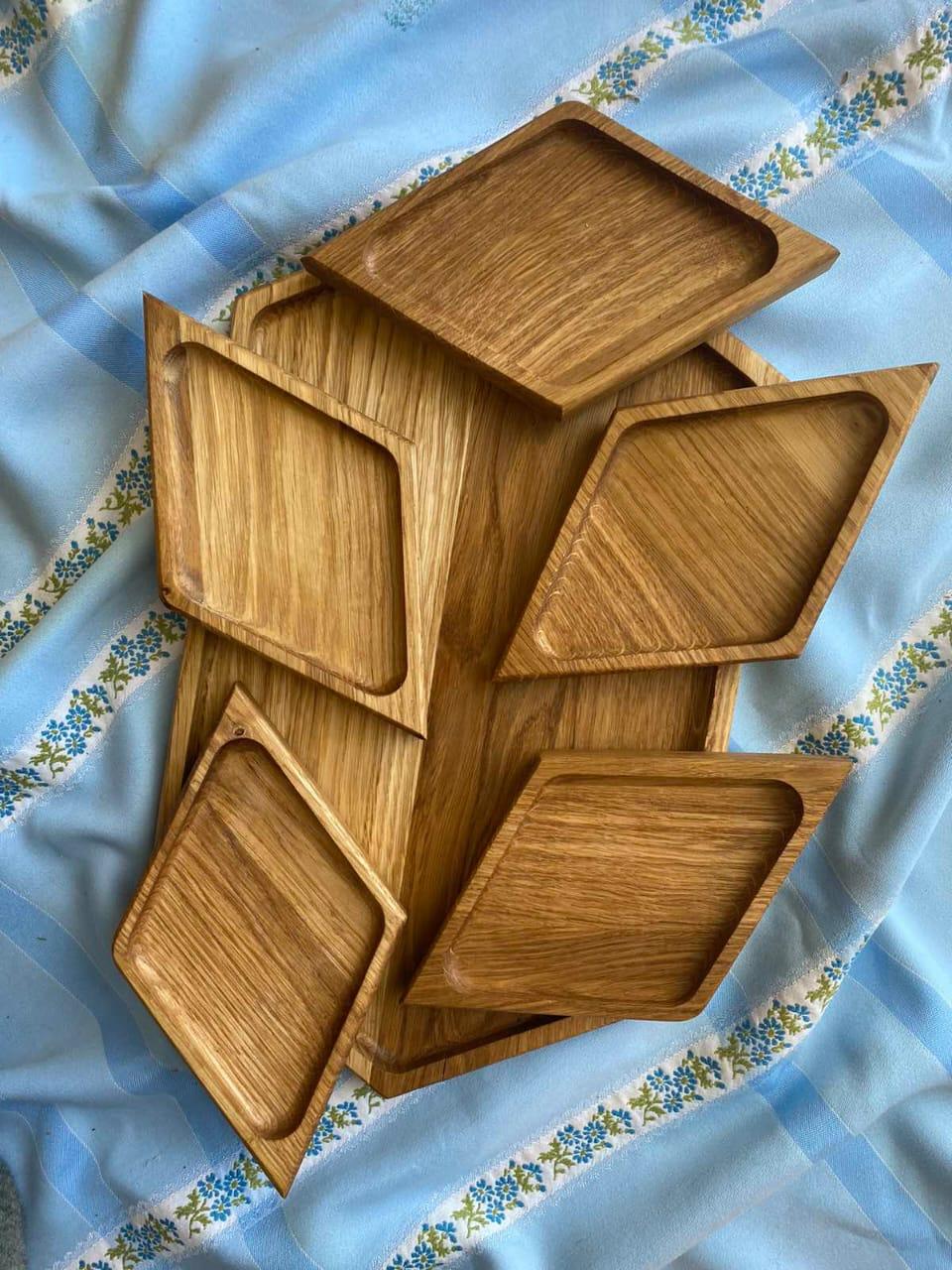 Набор меножниц прямоугольных разборных 40х25 см Дуб (126) - фото 2 Набор меножниц прямоугольных разборных 40х25 см Дуб (126) - фото 2