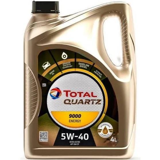 Моторне мастило Total Quartz 9000 Energy 5W-40 4 л (170323)