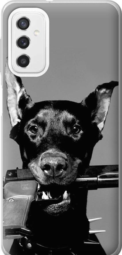 Чехол на Samsung Galaxy M52 M526B Доберман (2745u-2490-42517)