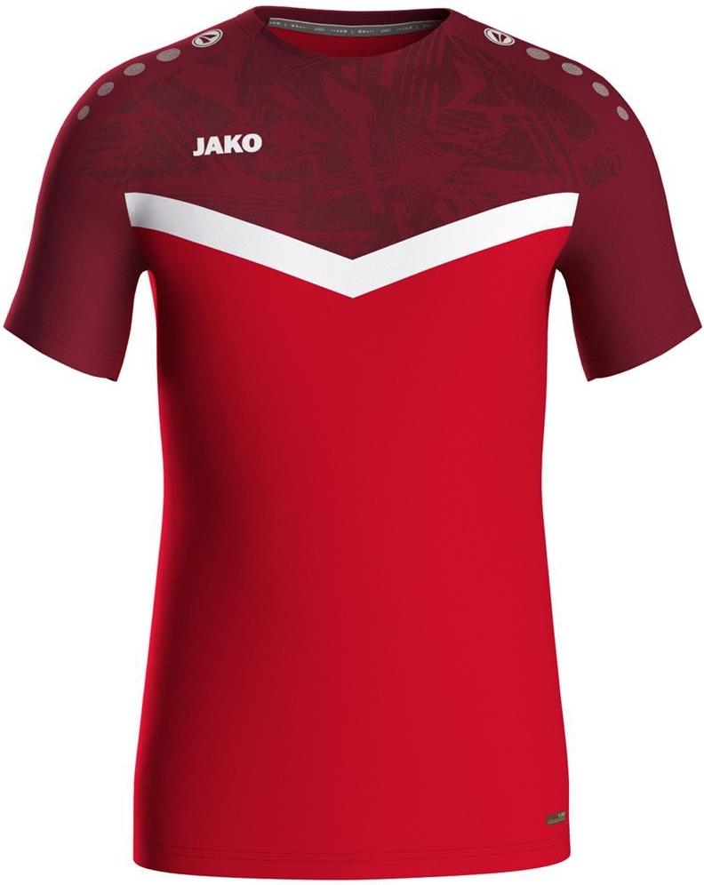 Футболка детская Jako ICONIC 6124-103 152 см Красный/Белый