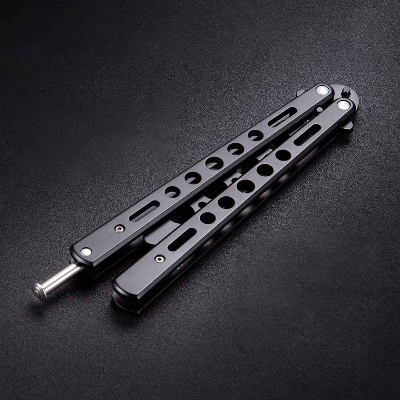 Ніж дитячий тренувальний для трюків сталевий Чорний (K10-B) - фото 3