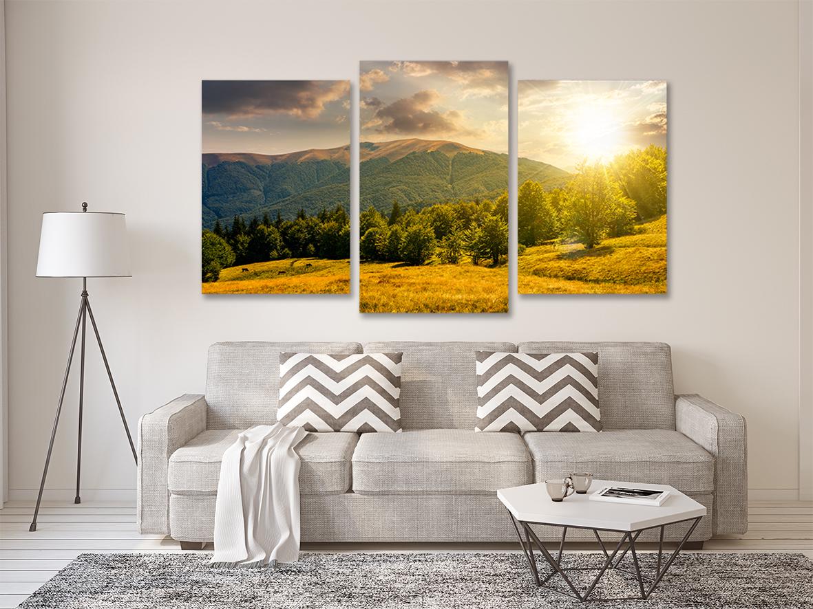 Картина модульная в гостиную/спальню Природа 70х130 см (Art-712_3) - фото 2 Картина модульная в гостиную/спальню Природа 70х130 см (Art-712_3) - фото 2