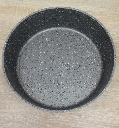 Деко для запікання OMS з литого алюмінію з гранітним покриттям 24 см Сірий (3411-24grey) - фото 2