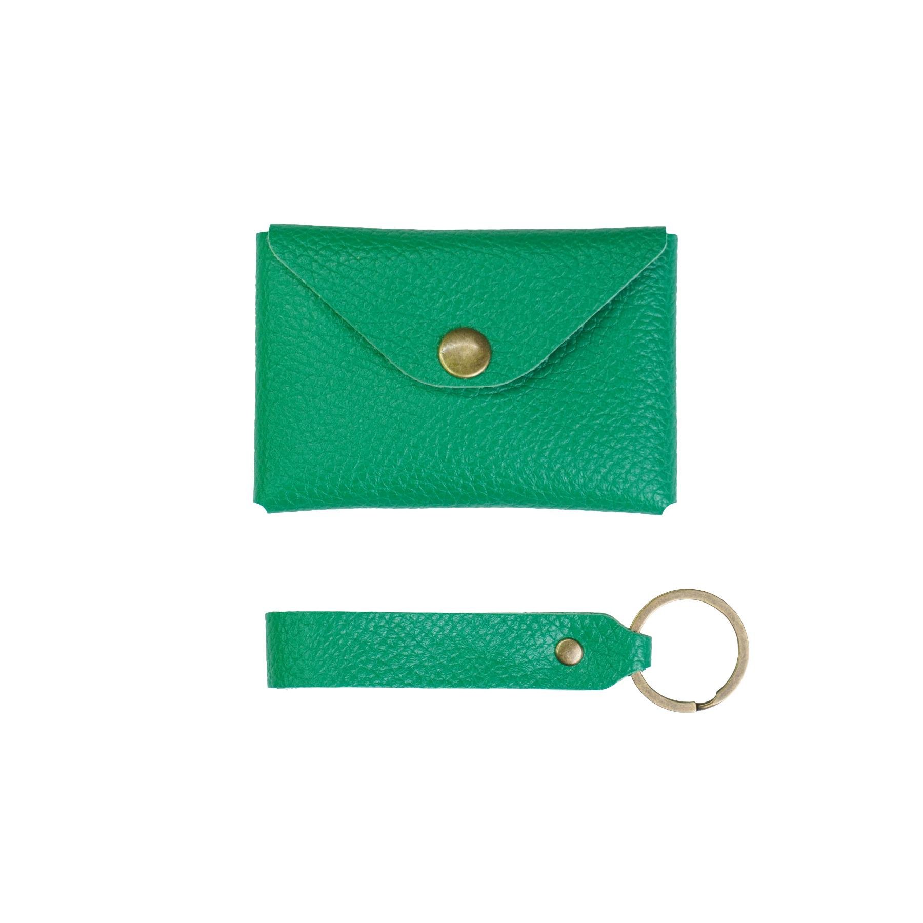 Гаманець шкіряний Флотар Mini-01 Зелений Гаманець шкіряний Флотар Mini-01 Зелений