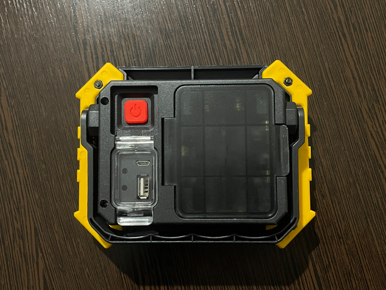 Прожектор-фонарь промышленный LED 10W COВ 3LED с USB желтый (5857) - фото 3 Прожектор-фонарь промышленный LED 10W COВ 3LED с USB желтый (5857) - фото 3