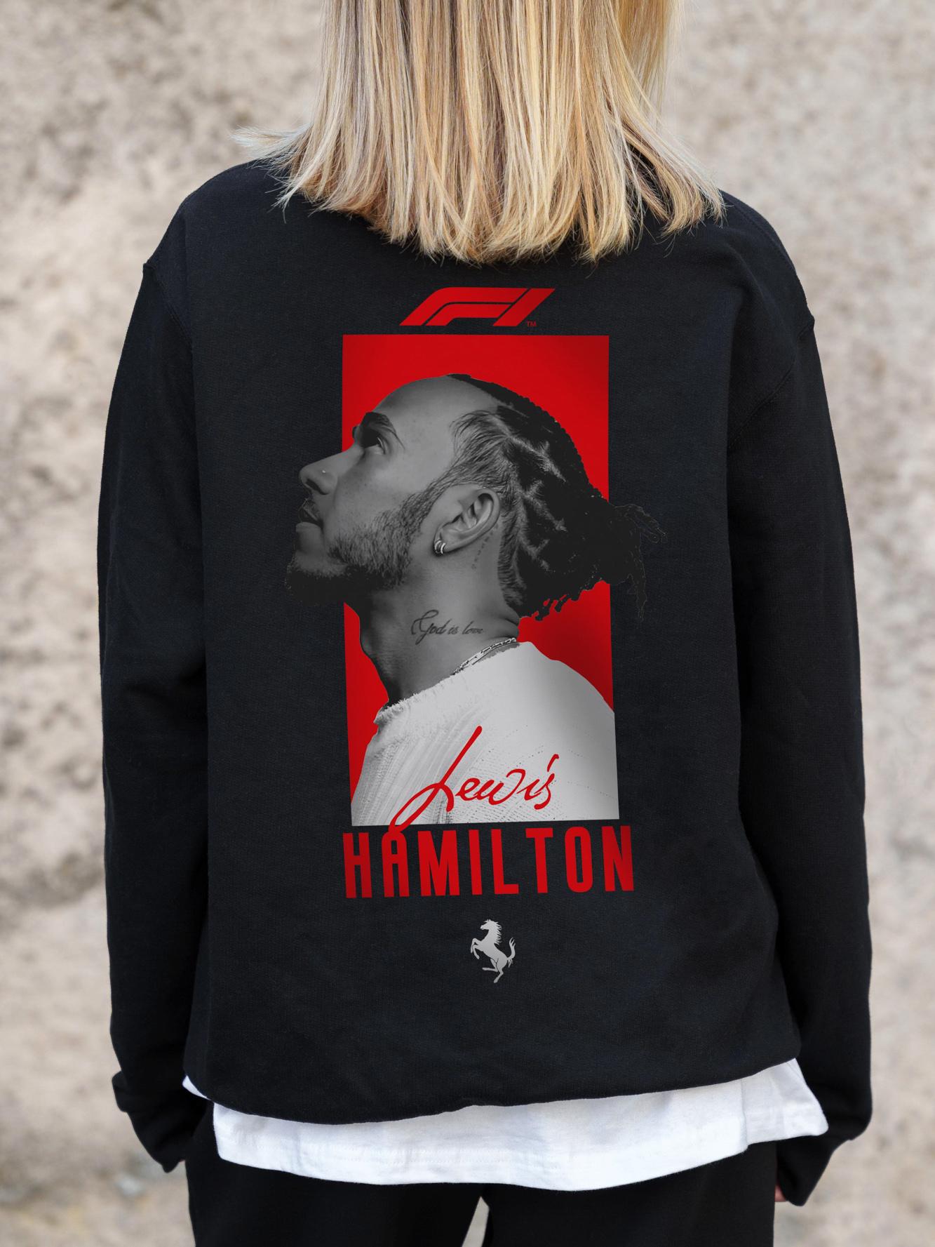Свитшот оверсайз с принтом Without Hamilton L/XL Black (L/XL8055616) - фото 7