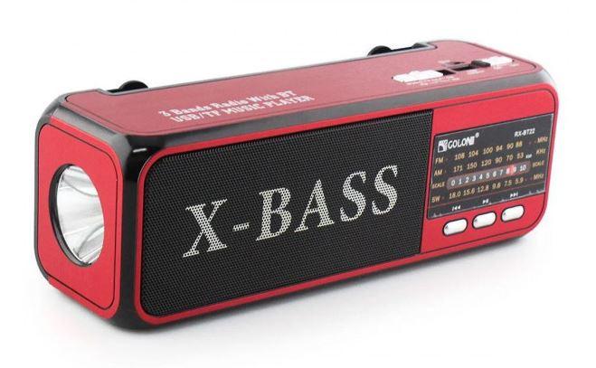 Радиоколонка Golon RX 22 FM Usb SD Красный