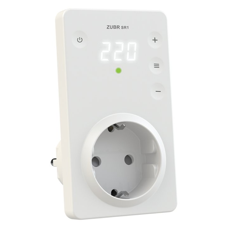 Реле напряжения ZUBR SR1 16А 3000ВА с термозащитой (4820120221484) Реле напряжения ZUBR SR1 16А 3000ВА с термозащитой (4820120221484)