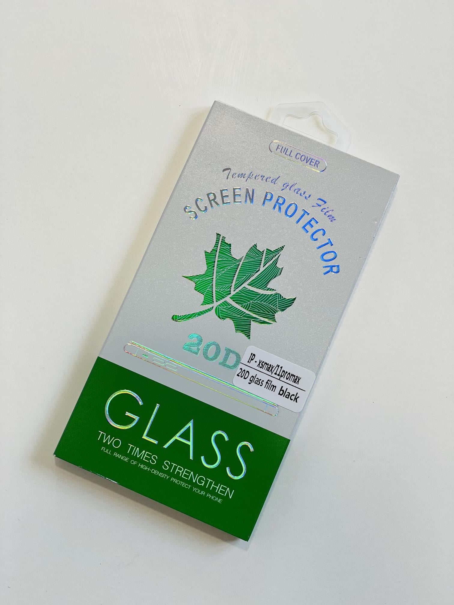 Защитное стекло на экран  20D Full Cover для iPhone Xsmax/11Рromax (10069)