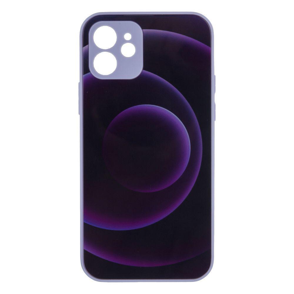 Силиконовый Чехол Накладка Glass TPU Prism Circles для iPhone 12 Силиконовый Чехол Накладка Glass TPU Prism Circles для iPhone 12
