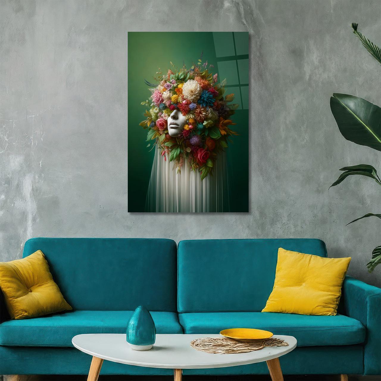 Картина на стекле NovellaPrint Цветочная фантазия 80х120 см (453.4) - фото 7