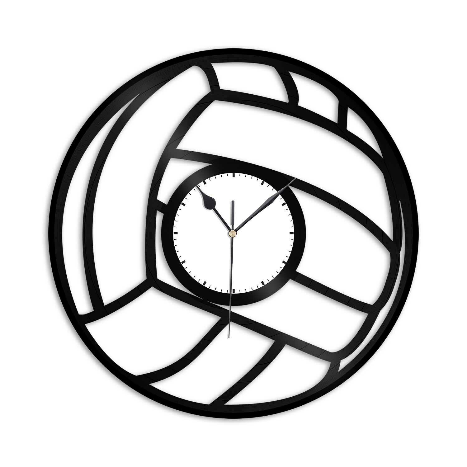 Часы настенные Волейбольный мяч 1961 из виниловой пластинки