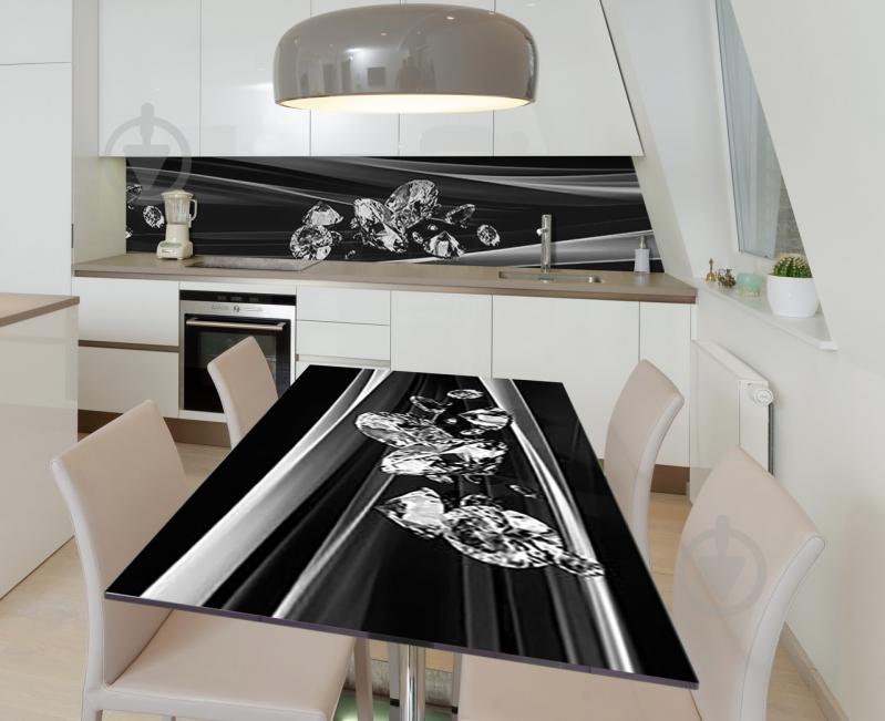 Наклейка 3Д виниловая на стол Zatarga «Хрупкость алмаза» 650х1200 мм (Z184547/1st)