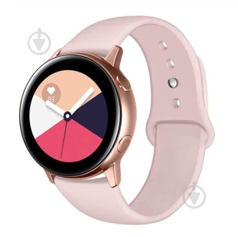 Ремешок силиконовый BeWatch для Samsung Galaxy Watch Active | Active 2 42 | Active 2 44 Розовый (1010311) Ремешок силиконовый BeWatch для Samsung Galaxy Watch Active | Active 2 42 | Active 2 44 Розовый (1010311)