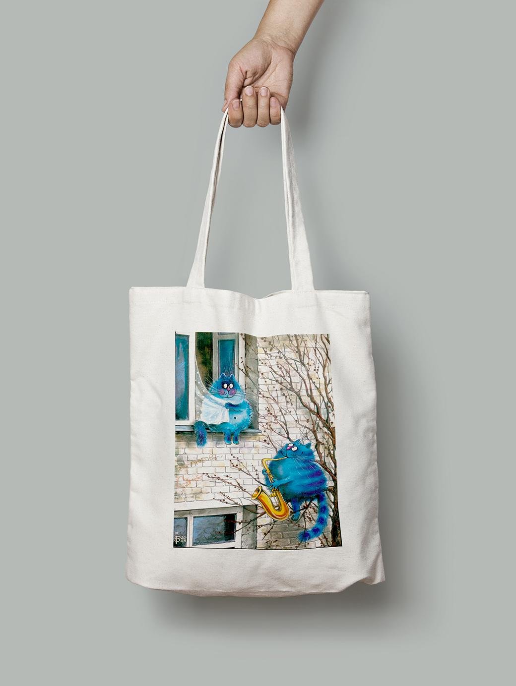 Эко-сумка Мелодия любви шопер (rinaz_08_Bag)