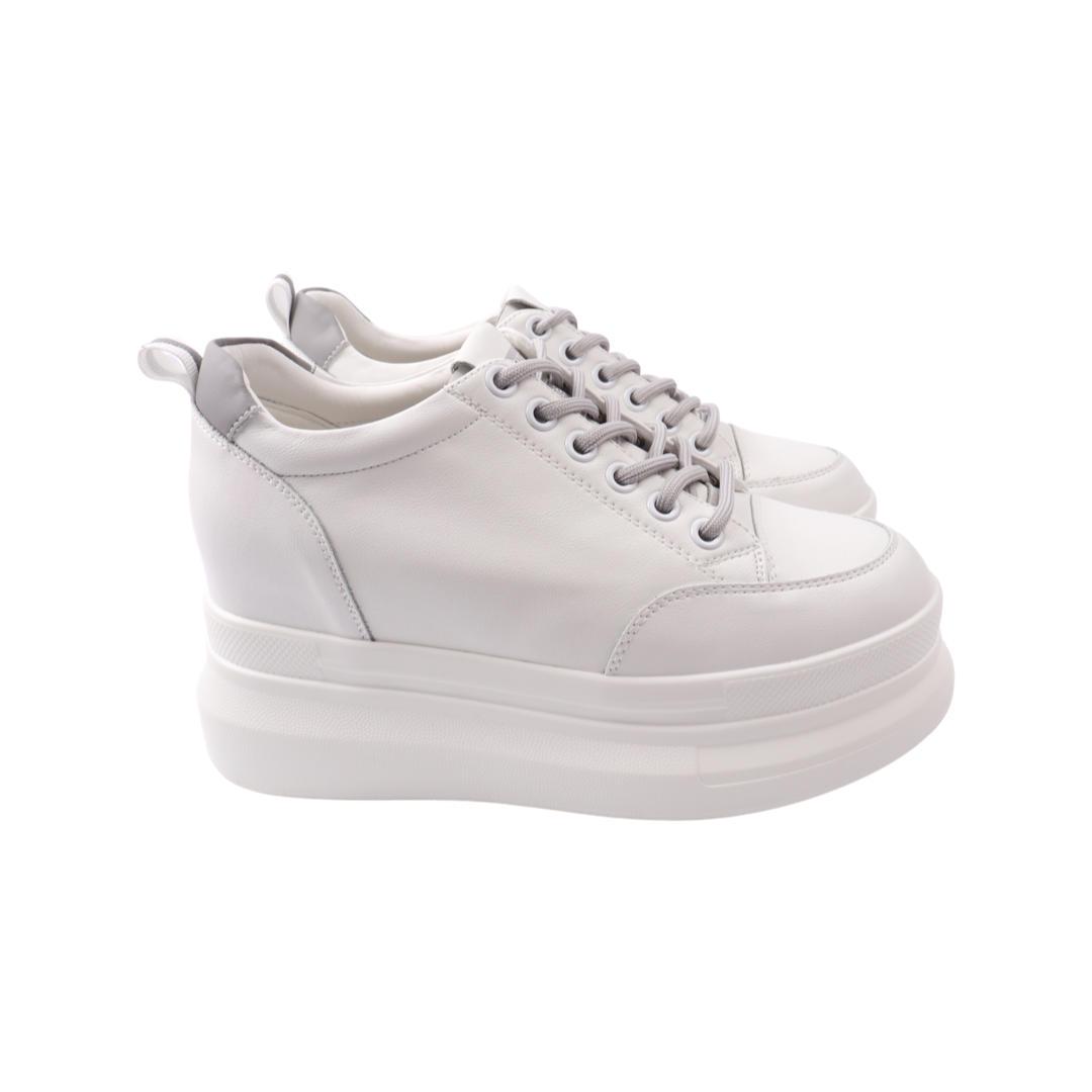 Кеды женские Farinni из кожи Белый (252-22DTCP 40)