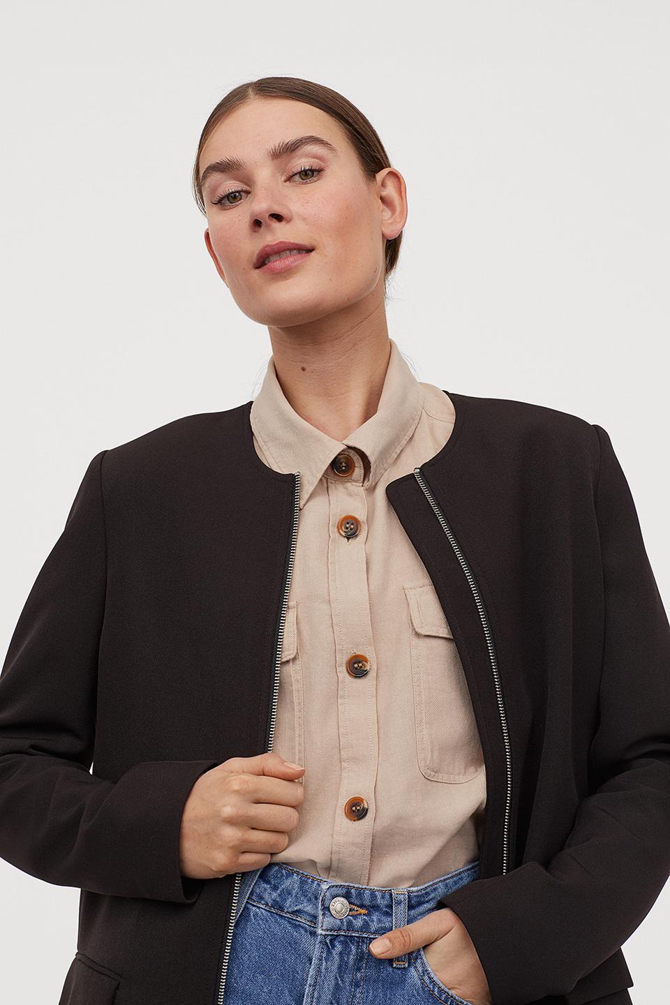 Пальто H&M р. 36 Черный (781591001b39)