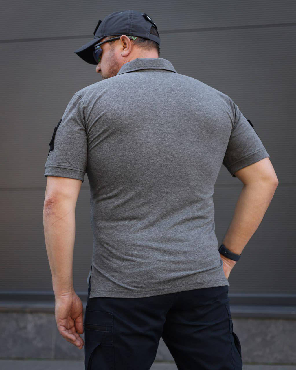 Поло FCT Design хлопок р. 46 Серый - фото 8 Поло FCT Design хлопок р. 46 Серый - фото 8