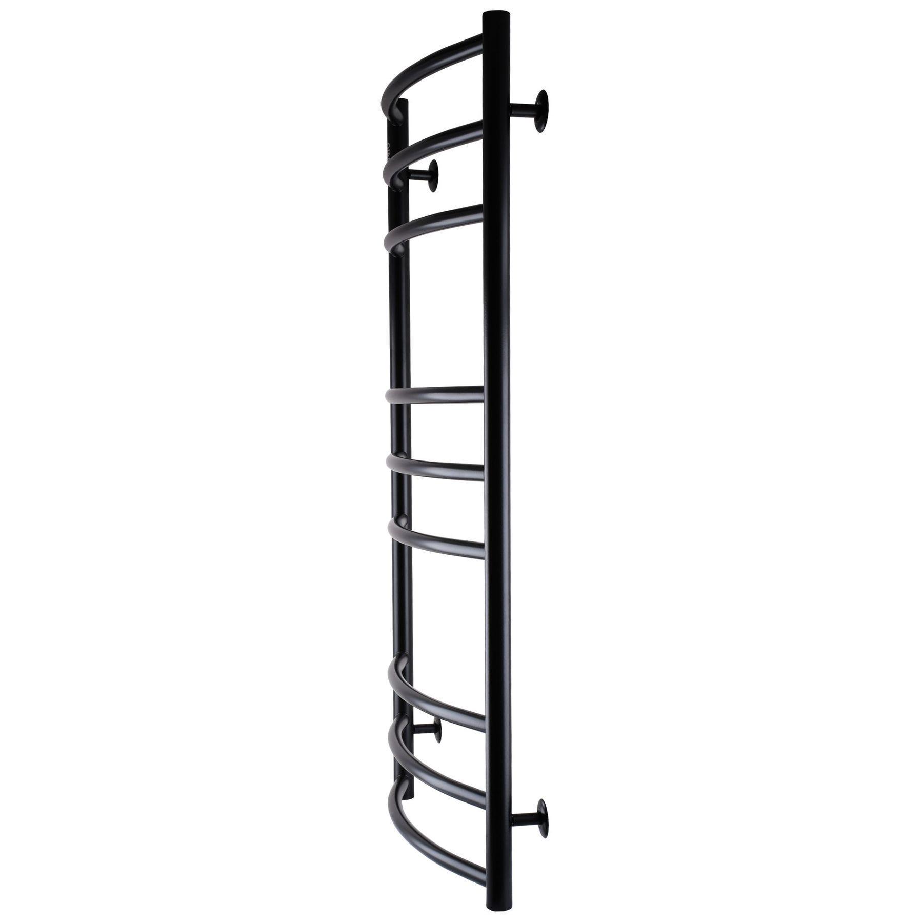 Полотенцесушитель UNIO LDE W 1000-500-9 BLK Лестница Дуга Элит Черный (21552) - фото 2