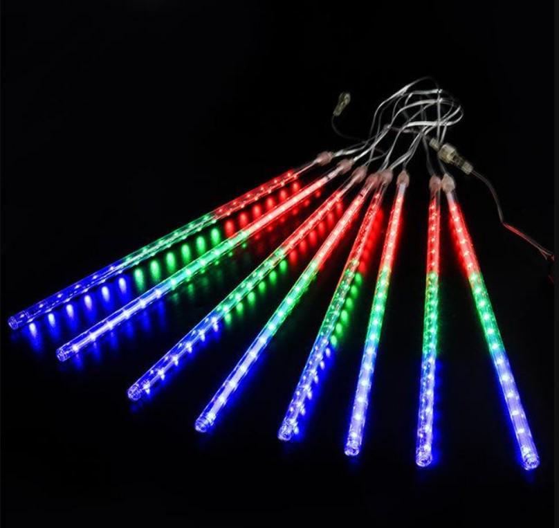 Гірлянда LED Бурульки для фасаду та вулиці 50 см 8 шт. Мультиколор (2104618857) - фото 11