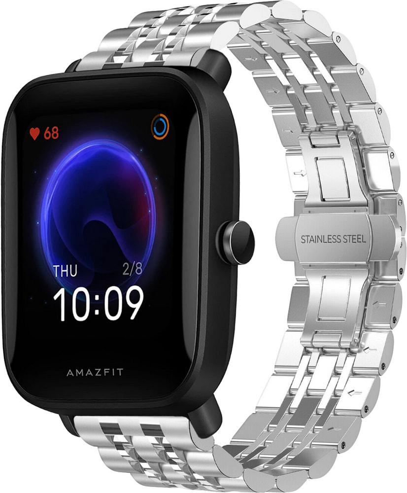 Браслет металлический Spinye для Amazfit Bip U Pro Silver (29167-59)