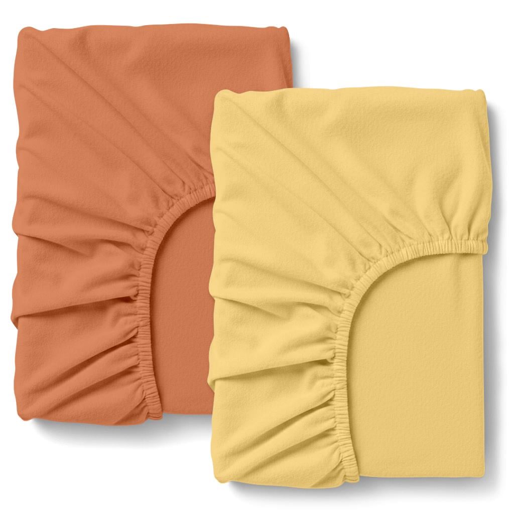 Простынь на резинке Cosas CLAY HONEY фланель 160х200х20 см 2 шт. (4822052487808)