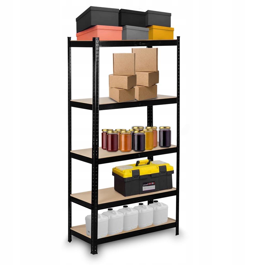 Стелаж металевий Homart B150 150х75х35 см Чорний (9913) - фото 5 Стелаж металевий Homart B150 150х75х35 см Чорний (9913) - фото 5