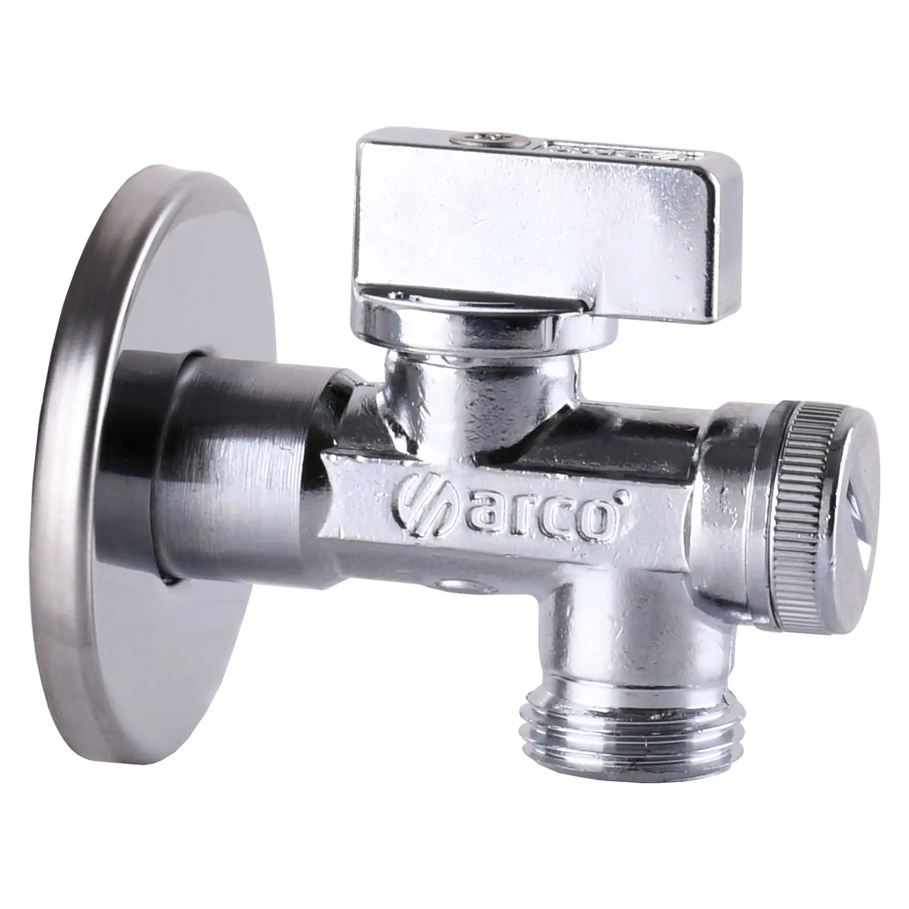 Кран шаровой угловой с фильтром Arco 1/2”x1/2” 02400MAC