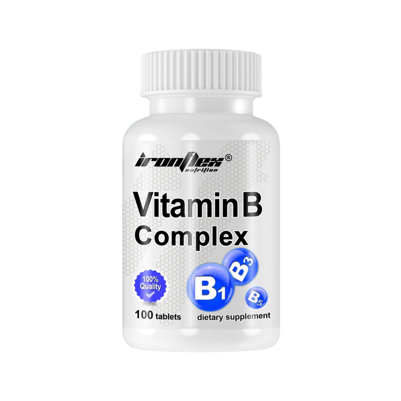 Витамин A для спорта IronFlex Vitamin B Complex 100 Tabs