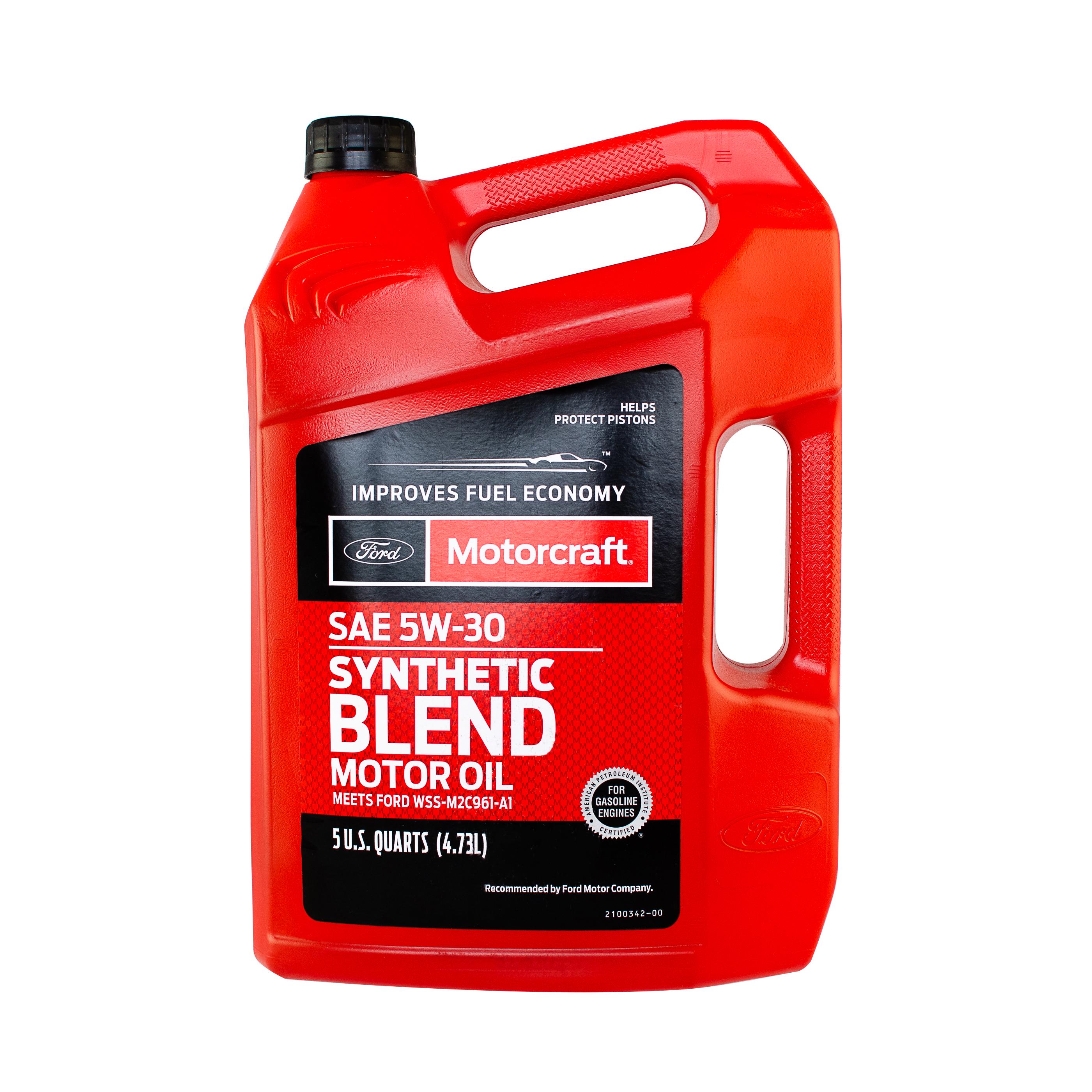 Олива моторна Ford Motorcraft Synthetic Blend 5W-30 SP/GF-6 5qt 4,73 л