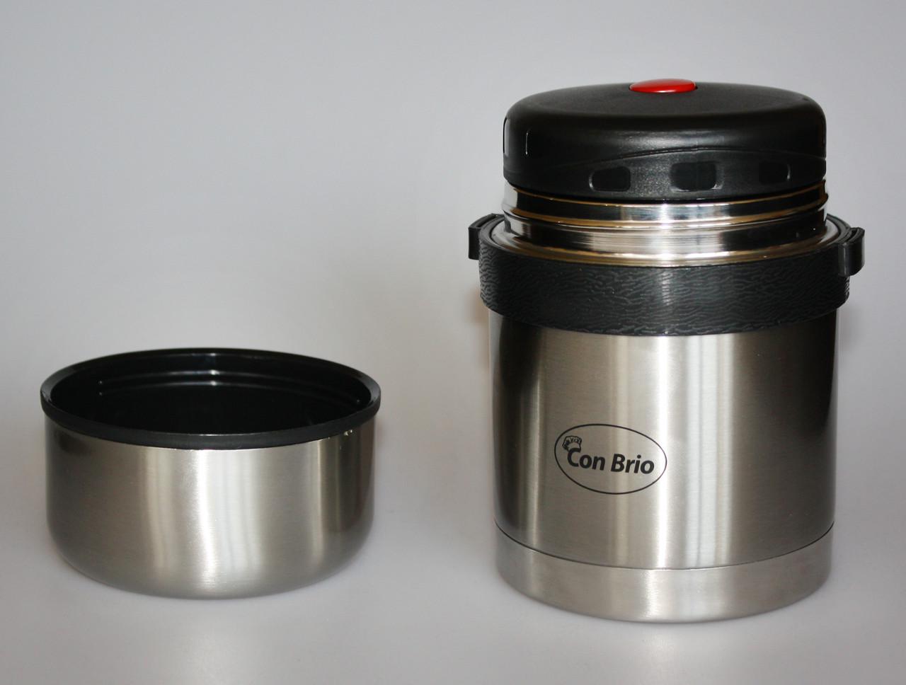 Термос пищевой Con Brio для еды из нержавеющей стали 0,6 л (CB-319) - фото 2 Термос пищевой Con Brio для еды из нержавеющей стали 0,6 л (CB-319) - фото 2