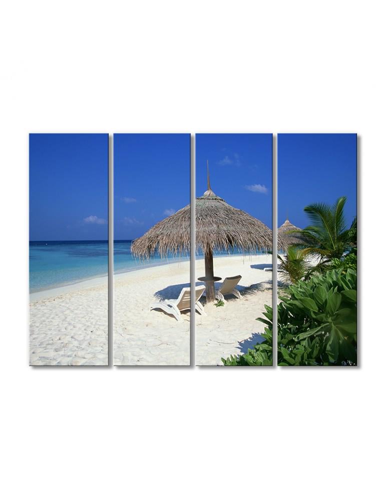 Картина модульная Рай на Земле 4 модуля 90x135 см (230959More006)