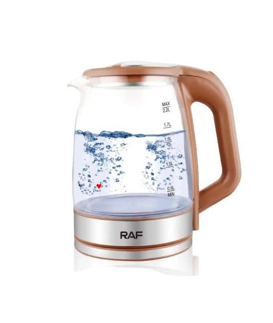 Електрочайник RAF R.7842 на 2,2 л Коричневий (29452371) - фото 2