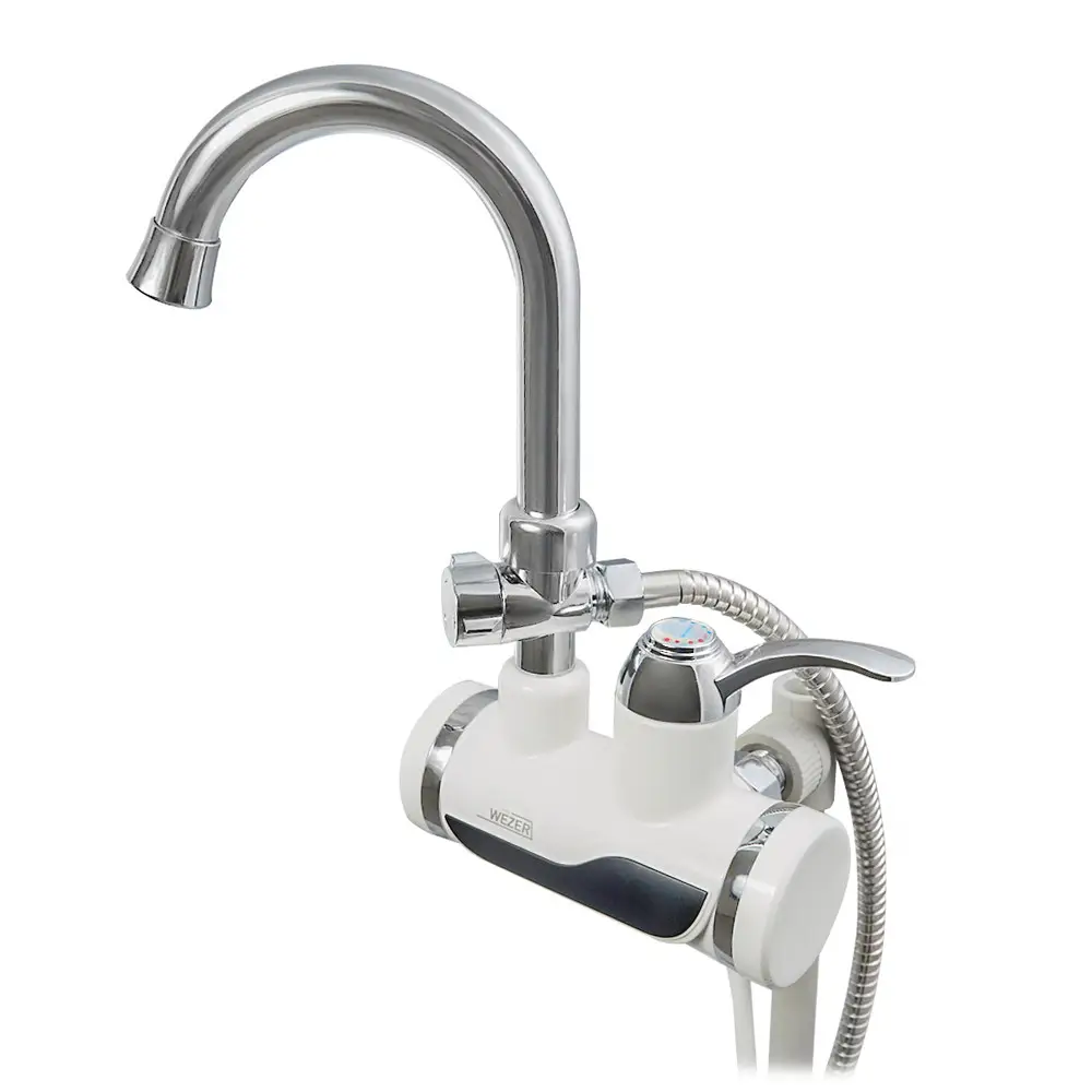 Водонагреватель проточный Wezer SDR-B07WSTP ванна с датчиком температуры (1030663) Водонагреватель проточный Wezer SDR-B07WSTP ванна с датчиком температуры (1030663)