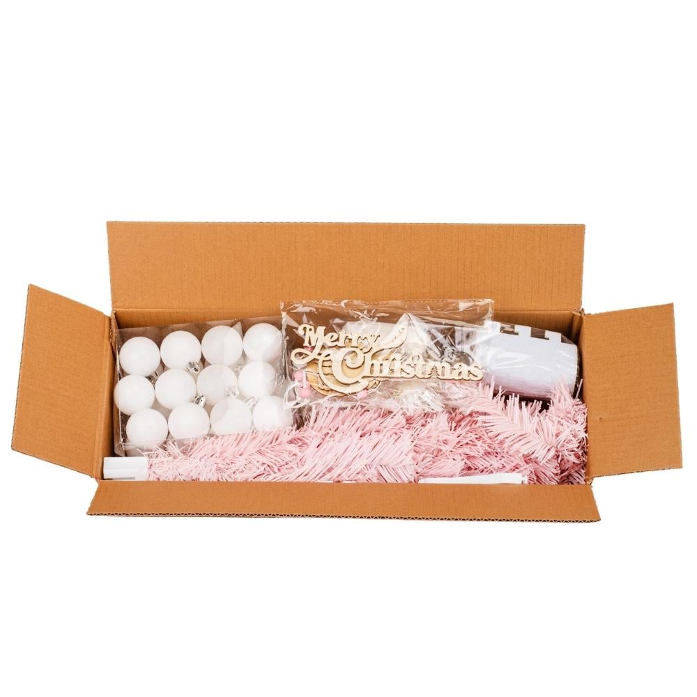 Набор искусственная елка 60 см/гирлянда 30 LED и украшения 34 шт. 60х40 см (9125-046) - фото 9