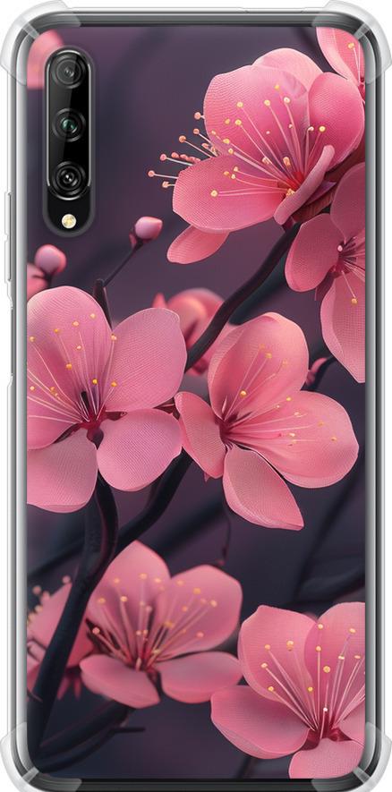 Чехол на Huawei P Smart Pro Пурпурная сакура (6075sp-1906-42517) Чехол на Huawei P Smart Pro Пурпурная сакура (6075sp-1906-42517)