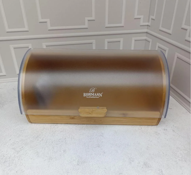Хлебница Bohmann BH-7254 деревянная 39х28х18,5 см Бежевый (BH-7254)