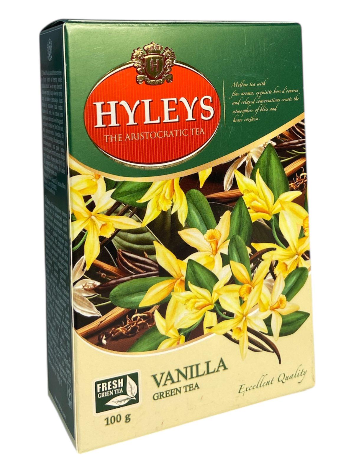 Чай зеленый Hyleys цельнолистовой с ароматом ванили (60916)