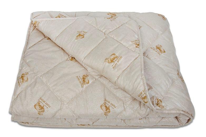 Одеяло полуторное из овечьей шерсти Лери Макс Pure Wool