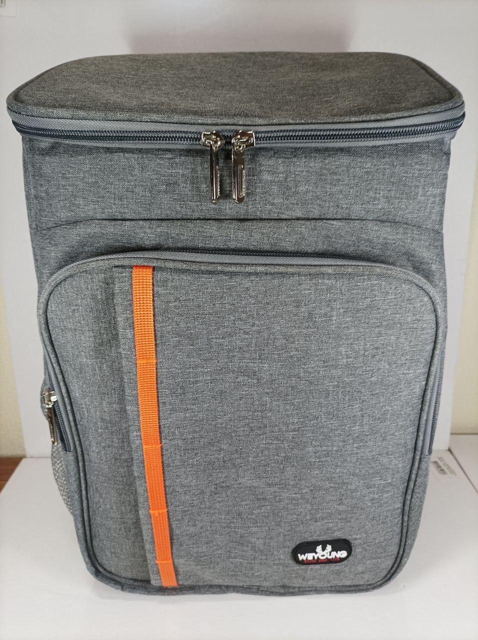 Термо рюкзак сумка-холодильник 18 Л, серый - фото 8 Термо рюкзак сумка-холодильник 18 Л, серый - фото 8