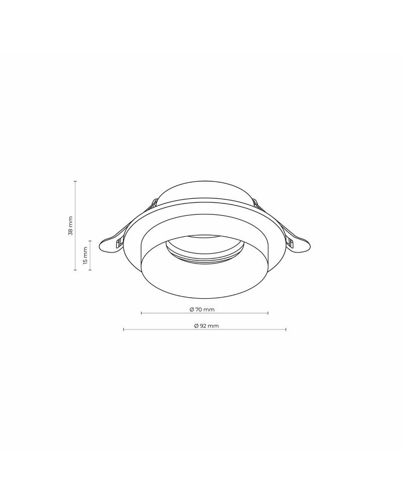 Точечный светильник TK Lighting 6921 Jet GU10 1x10 W IP20 Wh (6921-TK) - фото 2