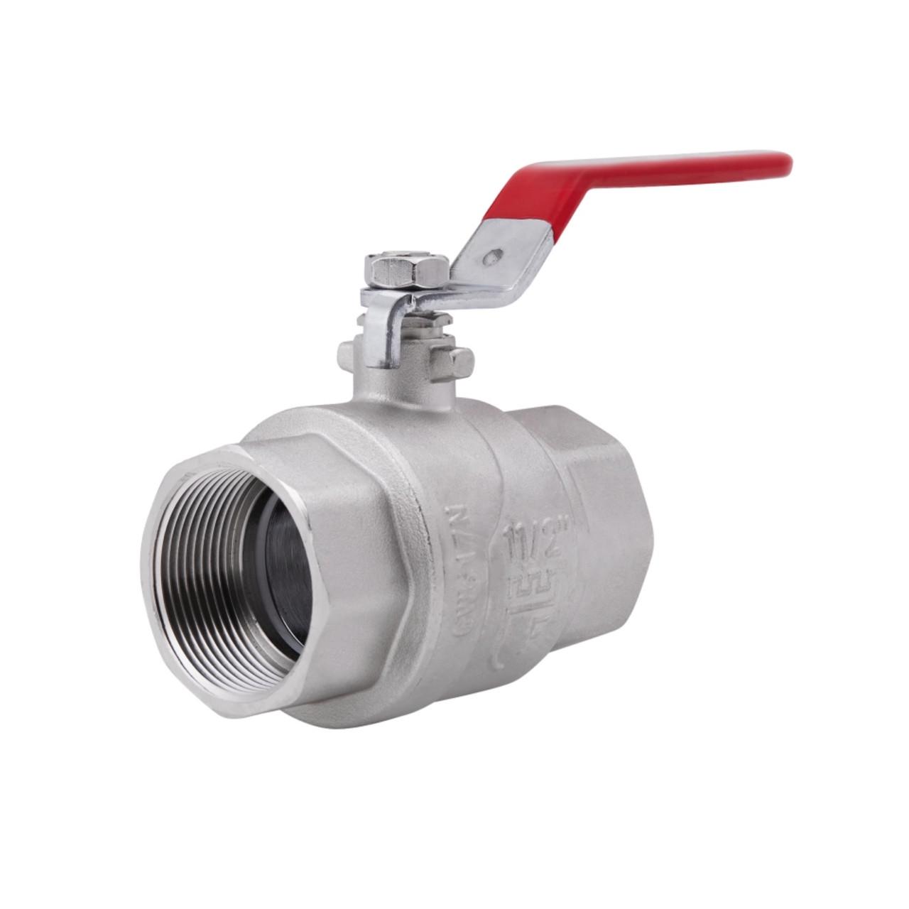 Кран шаровой SD Forte 1 1/2 ВР для воды ручка (SF600W40) Кран шаровой SD Forte 1 1/2 ВР для воды ручка (SF600W40)