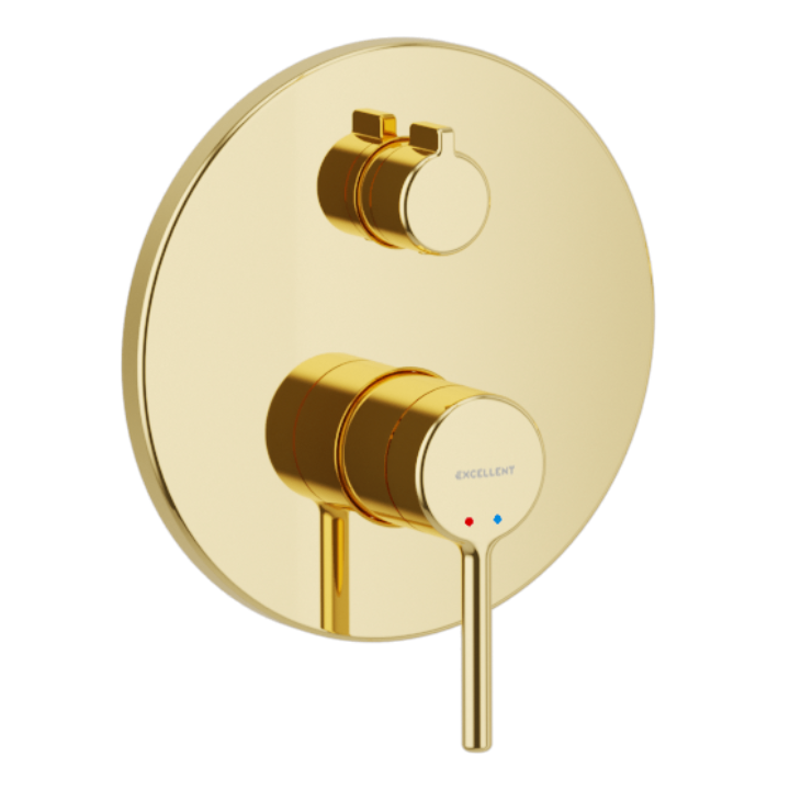Смеситель для душа Excellent PI однорычажный Золотой (AREX.1245GL)