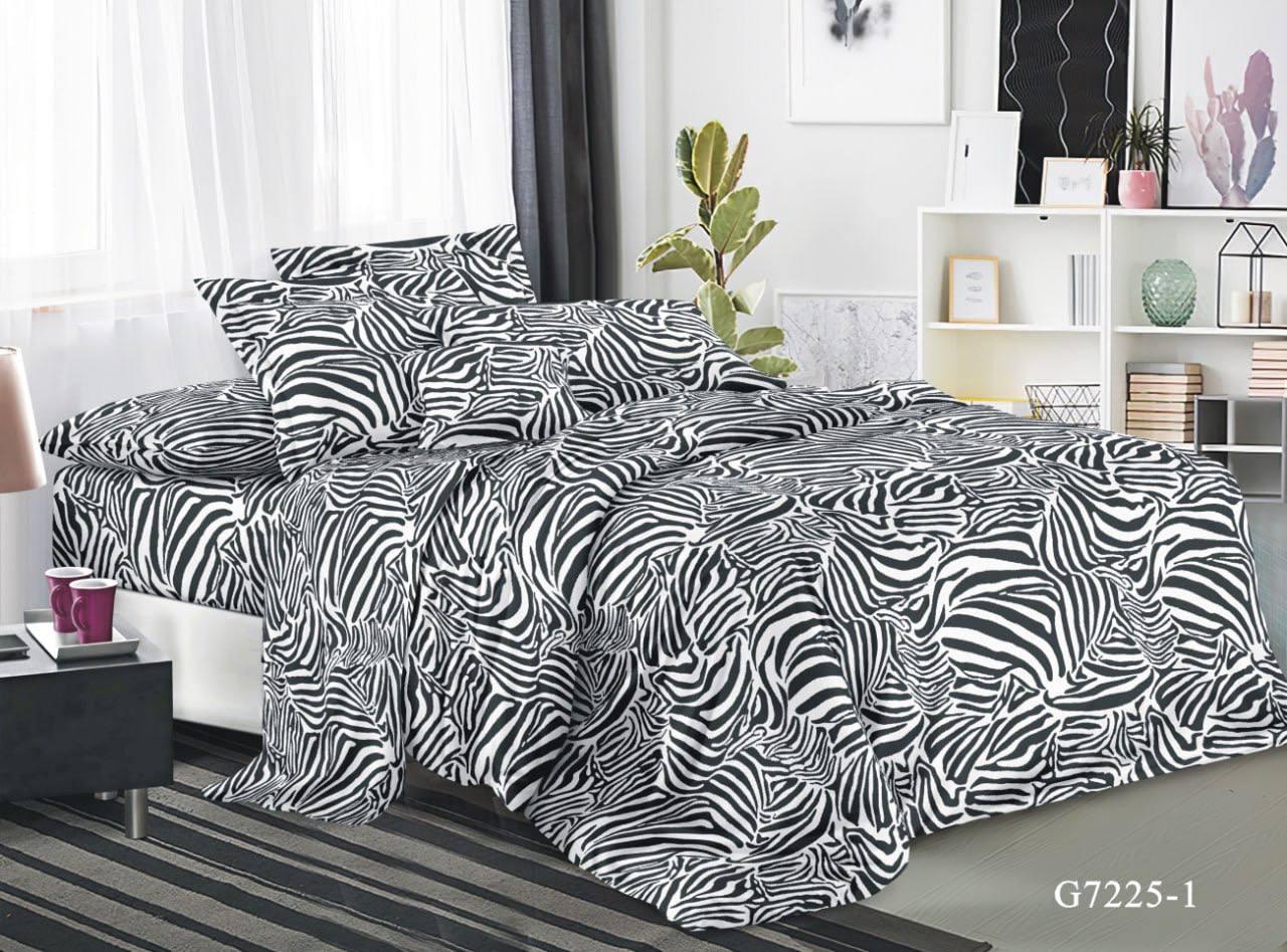 Комплект постільної білизни євро Vital-Textile бязь 3D Premium 200х220 см (BPе-293)