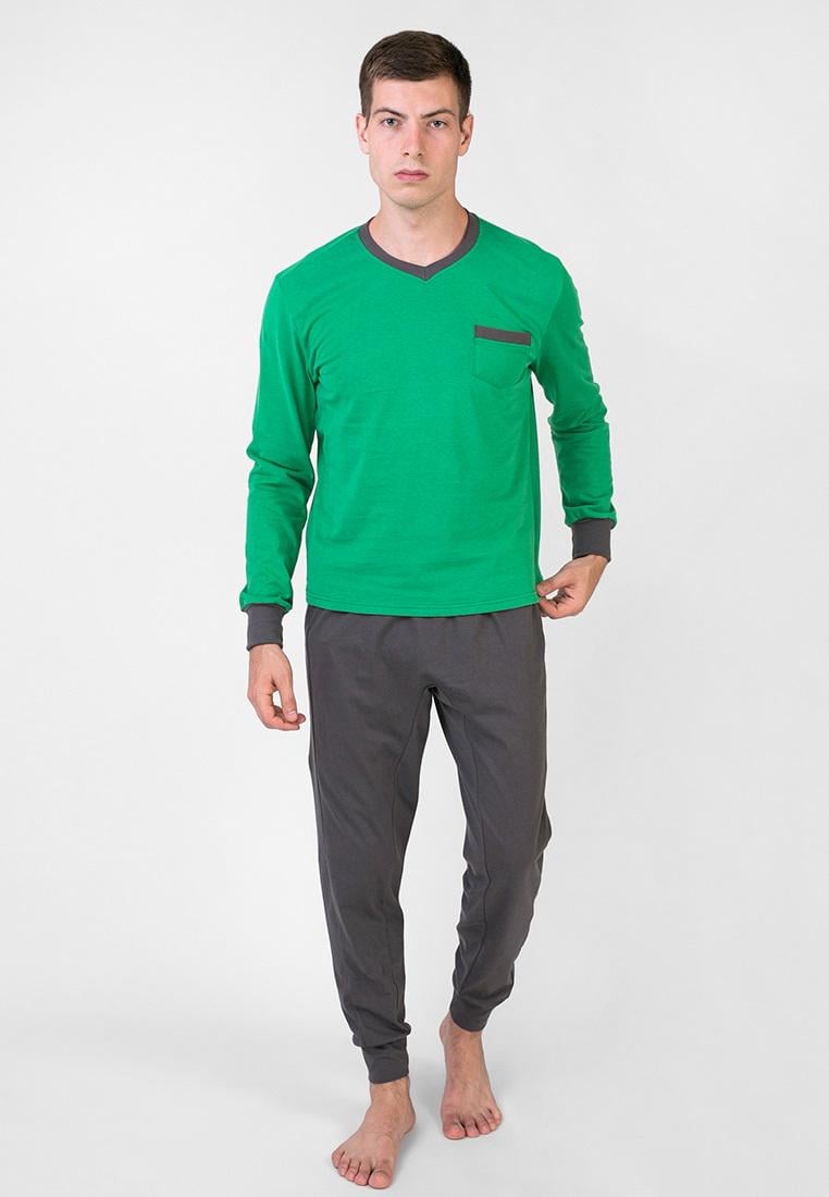 Пижама мужская Homewear MAD 36382 XL Vert/Grey (3700465536832)